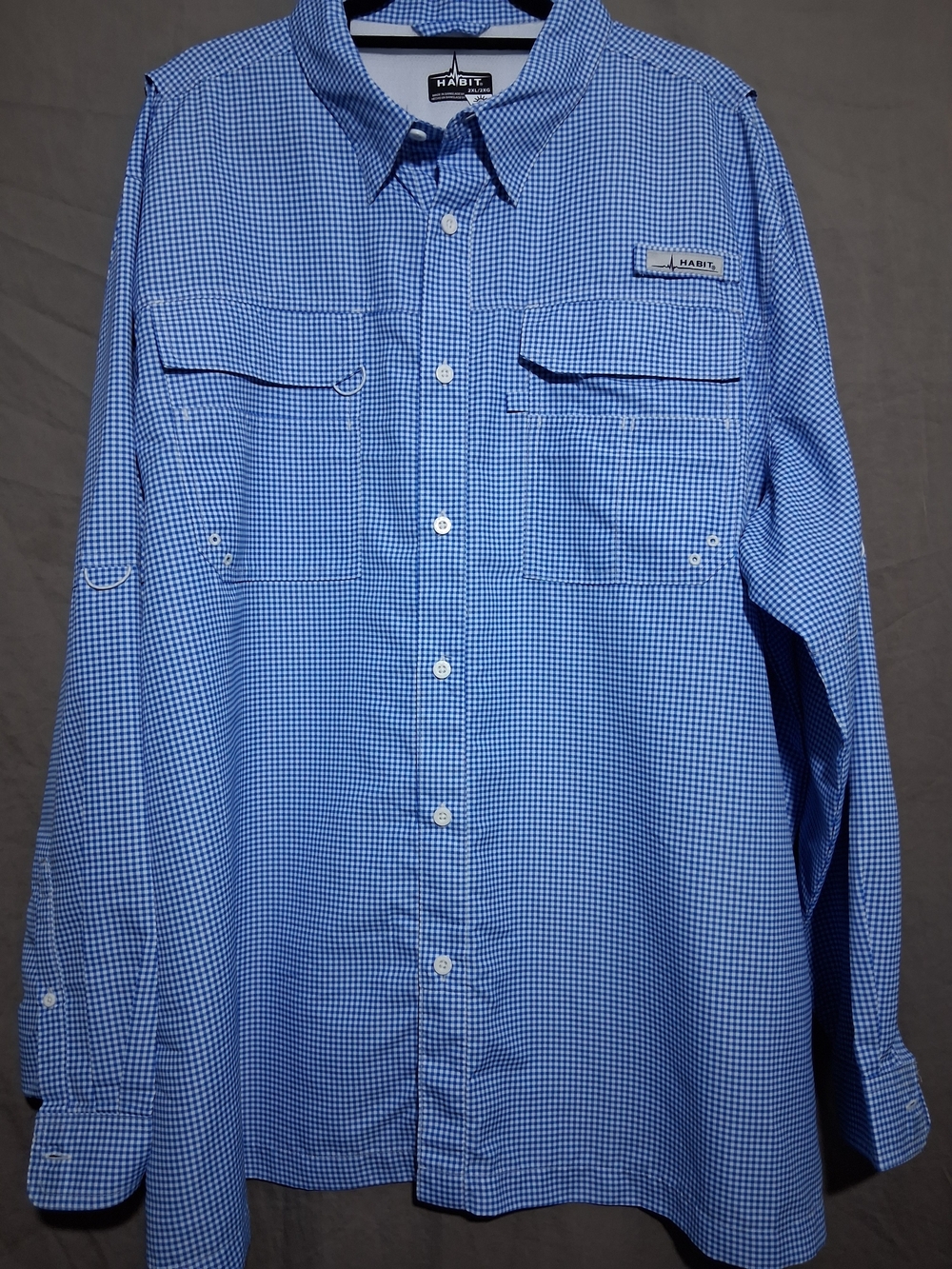 Habit Mens XXL Lakeside Fishing Shirt